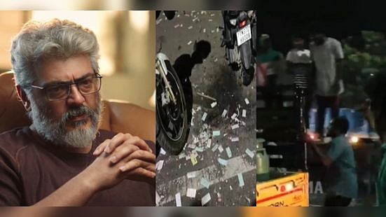 ஒருபக்கம் ஏழைகளுக்கு பால் விநியோகம்.. மறுபக்கம் குண்டு வீச்சு, பால் திருட்டு: அட்டகாசத்தில் AK ரசிகர்கள்!