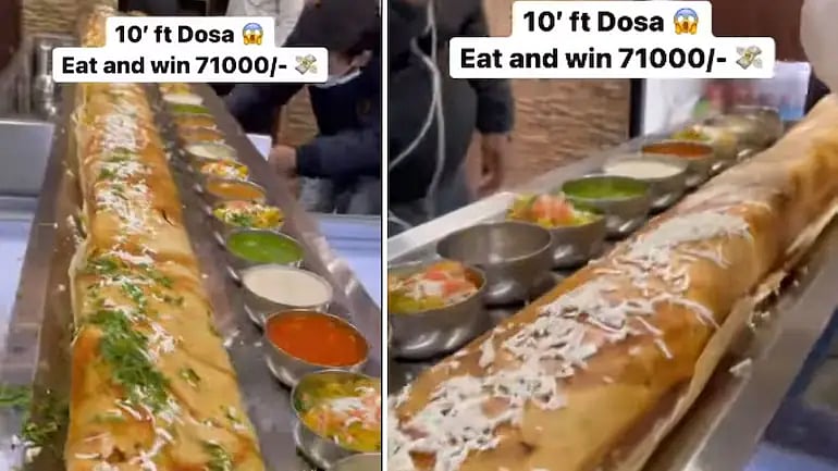 71,000க்கு ஆசைப்பட்டு 1500 ரூபாயை இழந்த Foodies - தோசை சவாலால் டெல்லி ஓட்டலில் வியாபாரம் விறுவிறு!