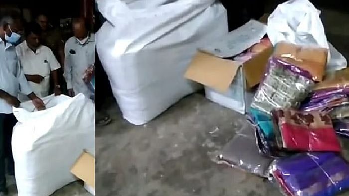 “வாக்காளர்களுக்கு கொடுக்க பட்டுச்சேலைகளை பதுக்கிய அதிமுக வேட்பாளர்” : பறக்கும் படை அதிரடி - பின்னணி என்ன?