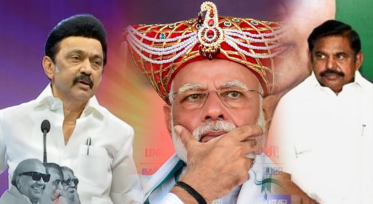 “பிரிந்து நிற்பதாக நடித்தாலும் தமிழக மக்கள் நம்பமாட்டார்கள்” : அ.தி.மு.க-பா.ஜ.கவை விளாசிய மு.க.ஸ்டாலின்!