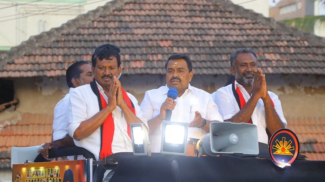 “சாதி, மதத்தை வைத்து அரசியல் செய்வது தமிழ்நாட்டில் எடுபடாது” : பரப்புரையில் பாஜக-விற்கு அமைச்சர் பதிலடி !