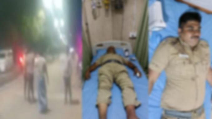 நடுவீதியில் ரகளை.. போலிஸை கொடூரமாக தாக்கிய அண்ணன் - தம்பி : ‘காப்பு’ மாட்டி சிறையில் தள்ளிய காவல்துறை!