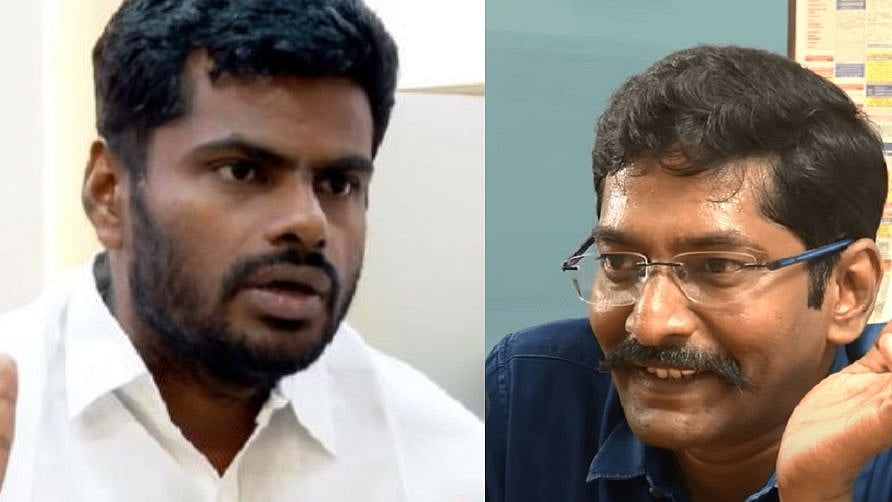 பெட்ரோல் குண்டு விவகாரம்: ”கூசாமல் பச்சைப் பொய்யை சொல்லும் அண்ணாமலை” - சவுக்கு சங்கர் சரமாரி தாக்கு!