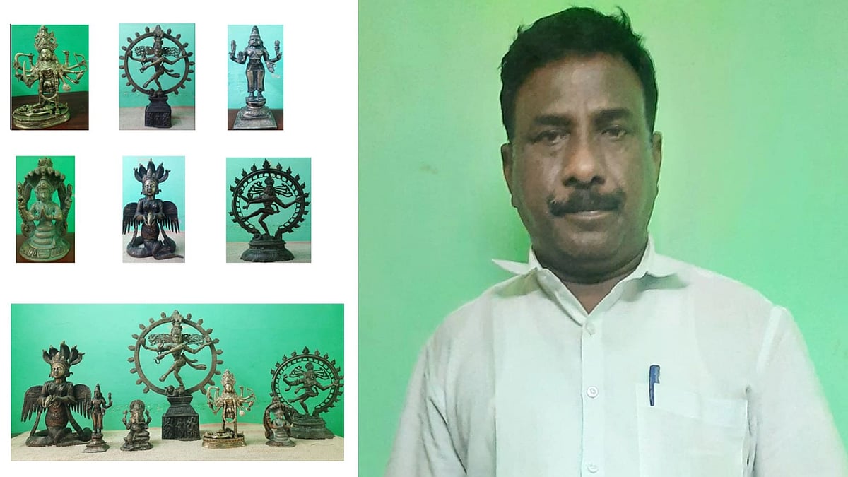 “சாமி சிலைகளை கடத்தி ரூ.5 கோடிக்கு விற்க முயற்சி.. பா.ஜ.க நிர்வாகி உட்பட 4 பேர் கைது” : நடந்தது என்ன ?