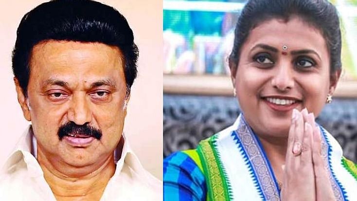"மின்னல் வேகம் என்பதை  ‘மு.க.ஸ்டாலின் வேகம்’ என்று குறிப்பிடலாம்":  முதல்வரைப் பாராட்டிய எம்.எல்.ஏ ரோஜா!