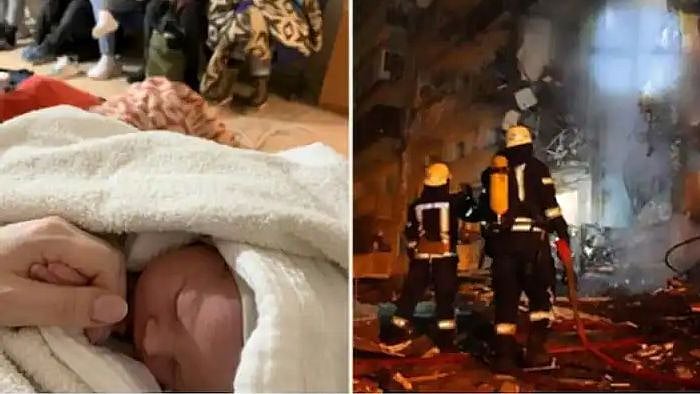 போருக்கு மத்தியில் பதுங்கு குழியில் பூத்த மலர்.. உக்ரைனில் நெகிழ்ச்சி நிகழ்வு!