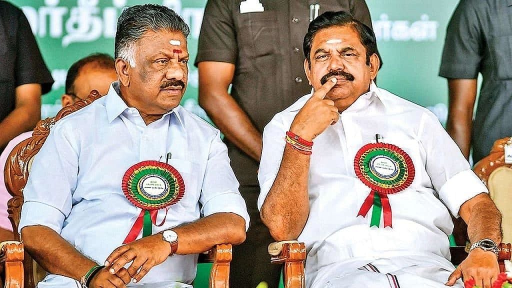 ஒருமை பேச்சு.. OPS - EPS ஆதரவாளர்களிடையே நடந்த கைகலப்பு ? - பாதிலேயே கிளம்பிய சி.வி.சண்முகம்!