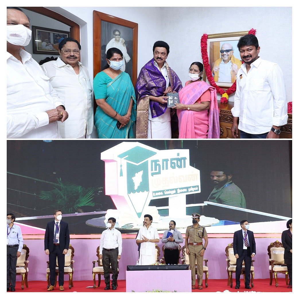 இளைஞர்களின் எதிர்காலம் சிறக்க “நான் முதல்வன்” திட்டத்தை தொடங்கி வைத்தார் முதல்வர் மு.க.ஸ்டாலின்! (ALBUM)