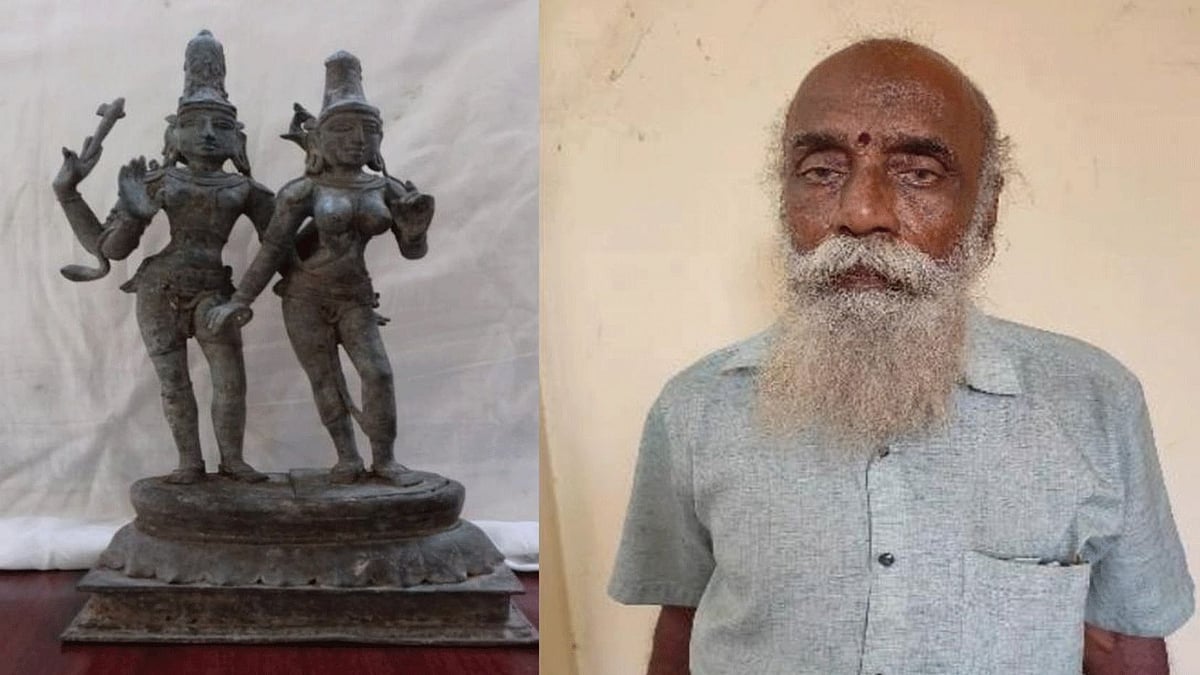 கருவறைக்குள் சிலையை பதுக்கி விற்க முயற்சி; சீர்காழி குருக்கள் கைது; 2 சிலைகள் மீட்பு!
