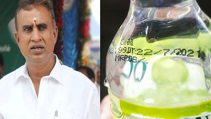 வேலுமணி வீட்டில் தொண்டர்களுக்கு காலாவதியான தண்ணீர் பாட்டில் கொடுத்த அதிமுக: ரெய்டு நேரத்திலும் இப்படியா?