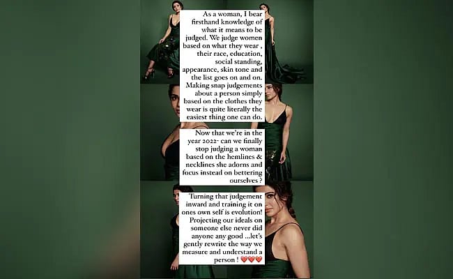 “பெண்களை மட்டமாக எடைபோடுவதை நிறுத்துங்கள்” :  ஆடை குறித்த விமர்சனத்திற்கு நடிகை சமந்தா பதிலடி !