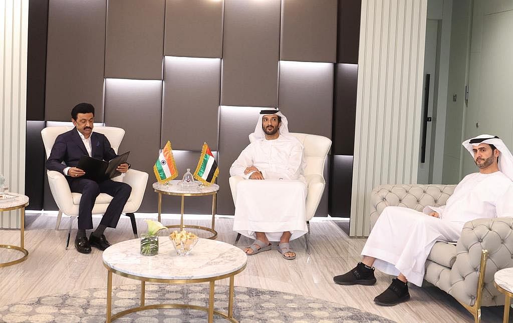 UAE அமைச்சர்களுடன் ஆலோசனை.. துபாயில் முதல் நாளன்றே மாஸ் காட்டிய முதல்வர் மு.க.ஸ்டாலின்!