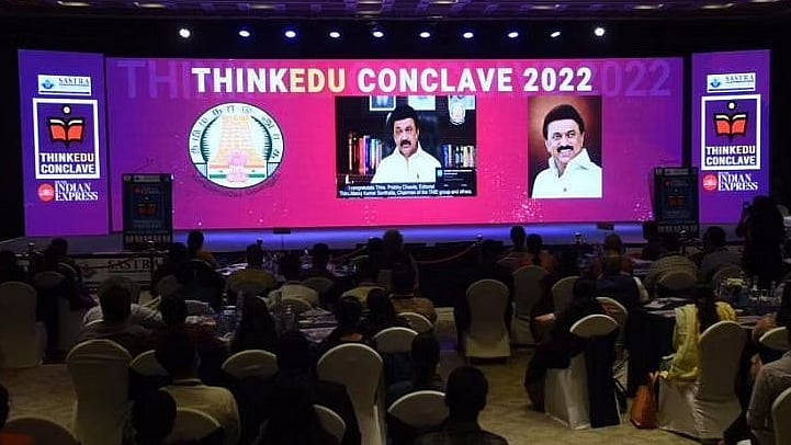 “நீட் எனும் தடைக்கல்லும் தூக்கியெறியப்படும்!” : கல்விக் கருத்தரங்கில் முதல்வர் மு.க.ஸ்டாலின் உறுதி!