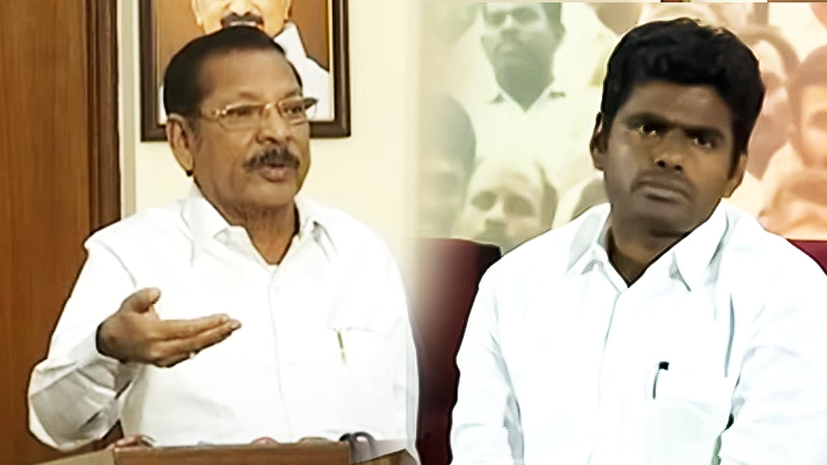 “கர்நாடகா குட்டு வெளிய வந்துரும்.. ஜாக்கிரதை” : வாயைக் கொடுத்து வாங்கிக் கட்டிக்கொண்ட அண்ணாமலை!