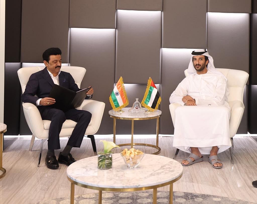 UAE அமைச்சர்களுடன் ஆலோசனை.. துபாயில் முதல் நாளன்றே மாஸ் காட்டிய முதல்வர் மு.க.ஸ்டாலின்!
