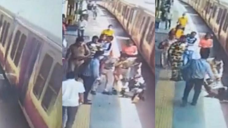 ஓடும் ரயிலில் தவறி விழுந்த நபர்.. நொடிப்பொழுதில் உயிரைக் காப்பாற்றிய RPF வீரர்: திக் திக் வீடியோ!