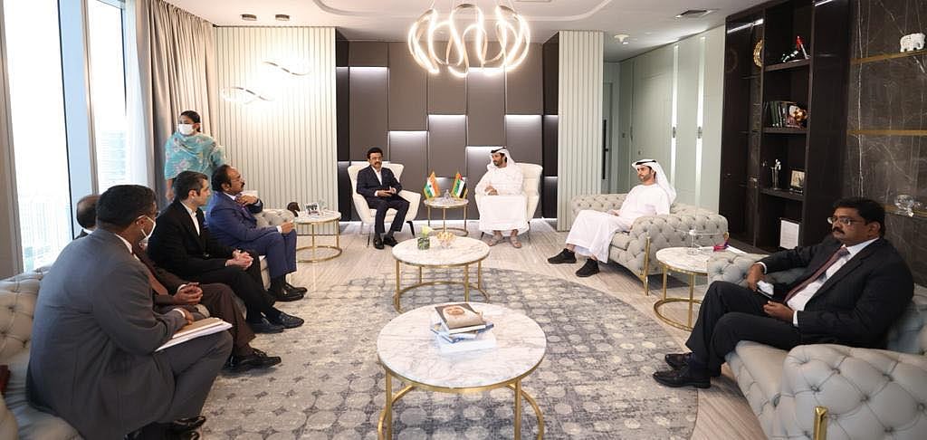 UAE அமைச்சர்களுடன் ஆலோசனை.. துபாயில் முதல் நாளன்றே மாஸ் காட்டிய முதல்வர் மு.க.ஸ்டாலின்!