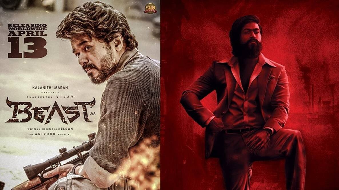 விஜய்யின் ‘பீஸ்ட்’ படத்தை அசால்ட்டாக மிஞ்சும் ‘KGF 2’ - என்ன நடக்கிறது? #CinemaUpdates
