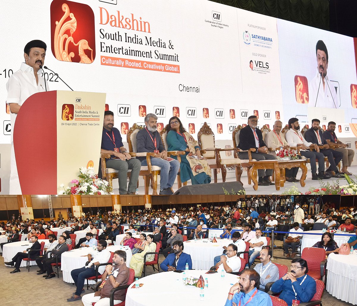 மணிரத்னம், ராஜமௌலி இருந்த மேடையில் திரையுலகினருக்கு முதலமைச்சர் மு.க.ஸ்டாலின் வைத்த முக்கிய கோரிக்கை!