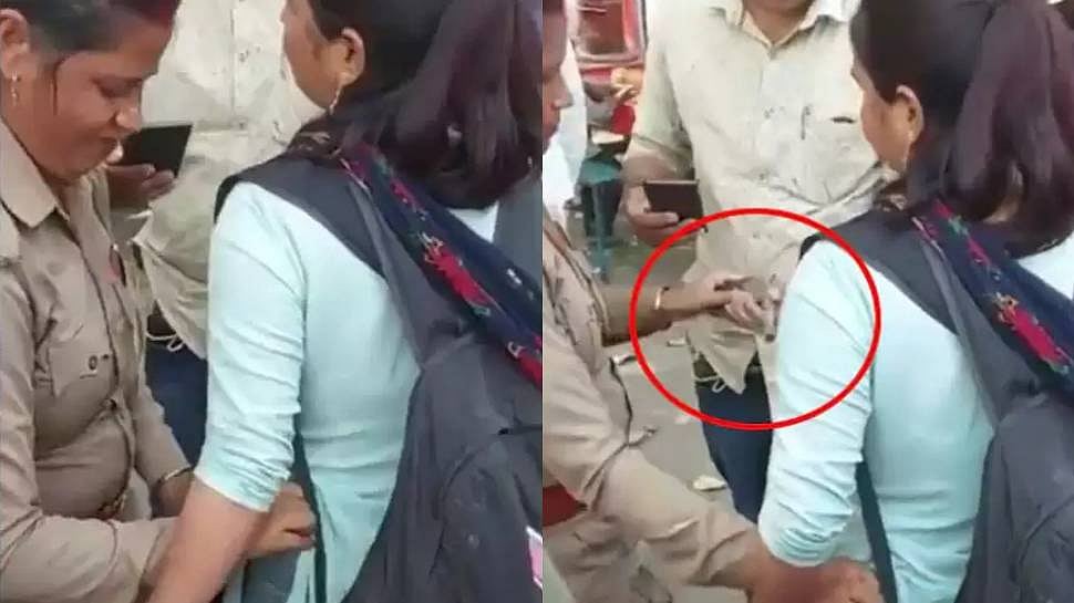 உ.பி-யில் கைத்துப்பாக்கியுடன் சுற்றித்திரிந்த பள்ளி ஆசிரியர் : போலிஸ் விசாரணையில் ‘பகீர்’ தகவல்! (வீடியோ)