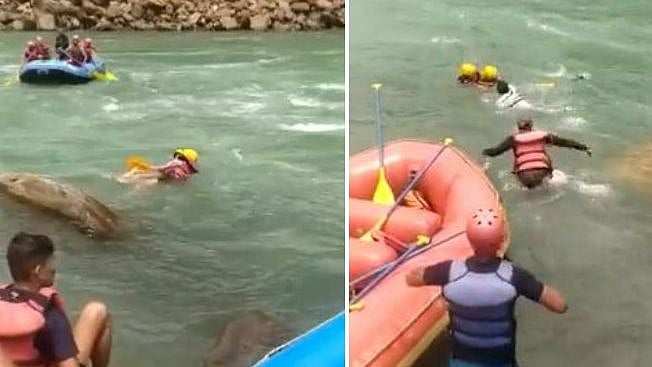 “ஆற்றில் அடித்துச் செல்லப்பட்ட சிறுமிகள்.. நொடிப் பொழுதில்  மீட்ட ராணுவ வீரர்கள்” : வைரலாகும் வீடியோ!