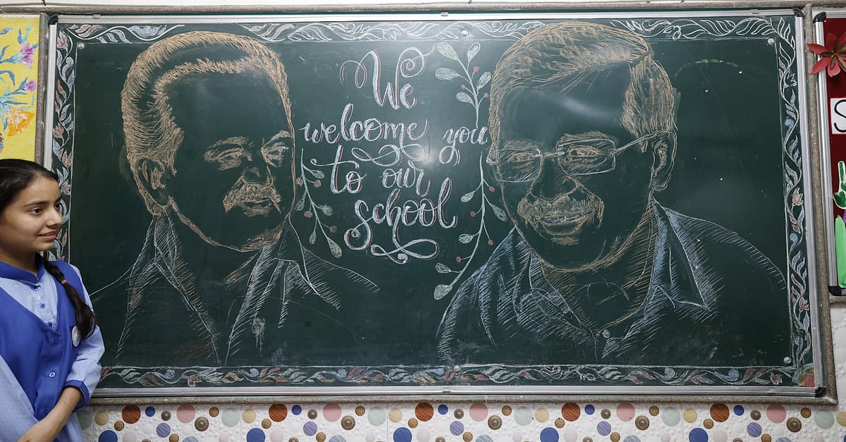 ”தமிழ்நாட்டிலும் மாதிரி பள்ளி அமைக்கப்படும்” - டெல்லி பள்ளியில் முதல்வர் மு.க.ஸ்டாலினை வரவேற்ற மாணவர்கள்!