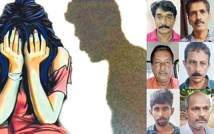 கேரளாவில் ஒரு வருடமாக 17 வயது சிறுமியை சீரழித்த கயவர்கள்: வேலை தருவதாகக்கூறி வன்கொடுமை செய்த 6 பேர் கைது!