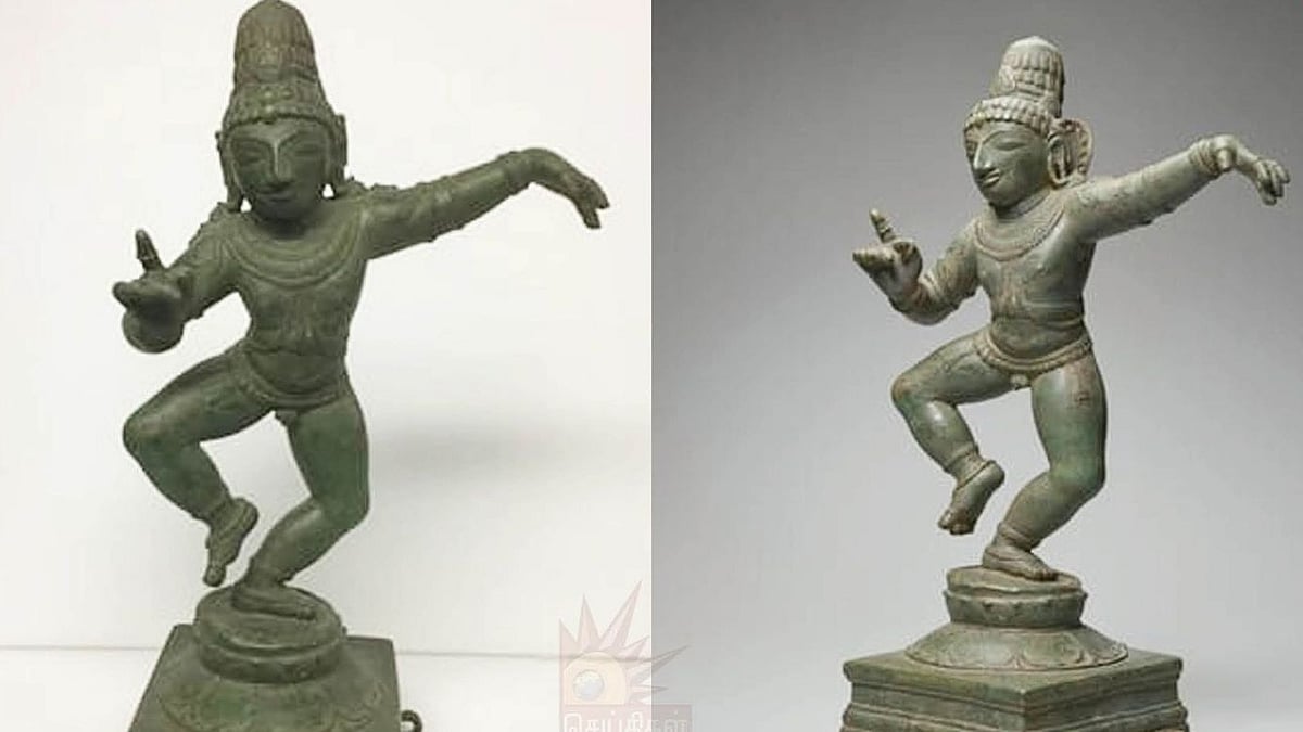 அமெரிக்காவில் இருந்து சோழர்கால சிலைகள் மீட்பு.. சிலை கடத்தல் தடுப்பு பிரிவு அதிகாரிகள் அதிரடி!