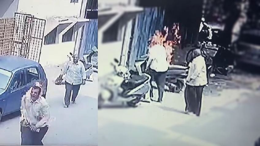 ரூ.12,000 பணத்திற்காக பெற்ற மகன் மீது பெட்ரோல் ஊற்றி எரித்துக் கொலை செய்த தந்தை.. பட்டப்பகலில் கொடூரம்!