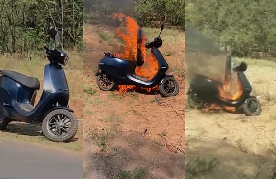 ஓலா பைக்கை நடுரோட்டில் பெட்ரோல் ஊற்றி எரித்த டாக்டர்.. ஆம்புர் அருகே பட்டபகலில்  பயங்கரம்.. பின்னணி என்ன?