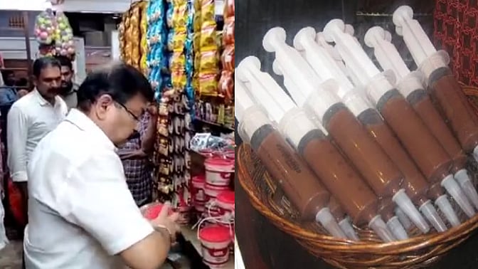"ஊசி சிரிஞ்சிற்குள் போதை சாக்லேட்டா?" - உணவு பாதுகாப்புத்துறை அதிகாரிகள் அதிரடி சோதனை!