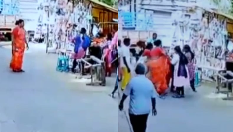 வளையல் கடை பெண்ணிடம் மாமுல் கேட்டு அடிதடி.. அதிமுக பெண் நிர்வாகிக்கு சிறை; காஞ்சி போலிஸ் அதிரடி!