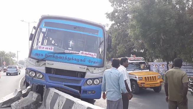 பஸ் டிரைவருக்கு திடீர் வலிப்பு.. சமயோசிதமாக செயல்பட்டு பேருந்தை நிறுத்திய பயணி- பெரும் விபத்து தவிர்ப்பு!