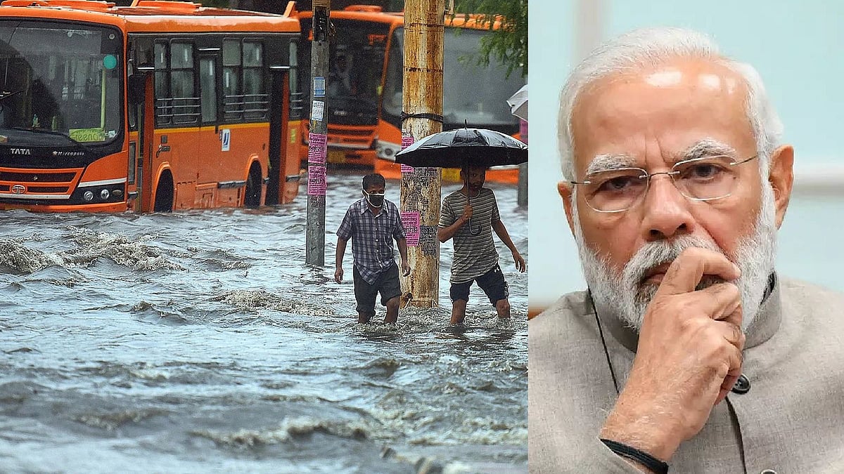 “சூறைக்காற்றுடன் கனமழை.. டெல்லியை மூழ்கடிக்க நினைக்கிறீர்களா?” : மோடி அரசை கடுமையாக சாடிய ஆம் ஆத்மி!