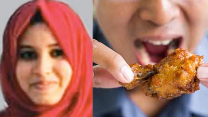 தொண்டையில் சிக்கிய இறைச்சி துண்டு.. சாப்பிடும் போது இளம் பெண்ணுக்கு நேர்ந்த சோகம்!