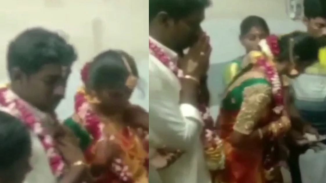 தாலி கட்டிய கையோடு மனைவியை மருத்துவமனைக்கு அழைத்துச் சென்ற மணமகன்: திருவாரூரில் நடந்த நெகிழ்ச்சி சம்பவம்!