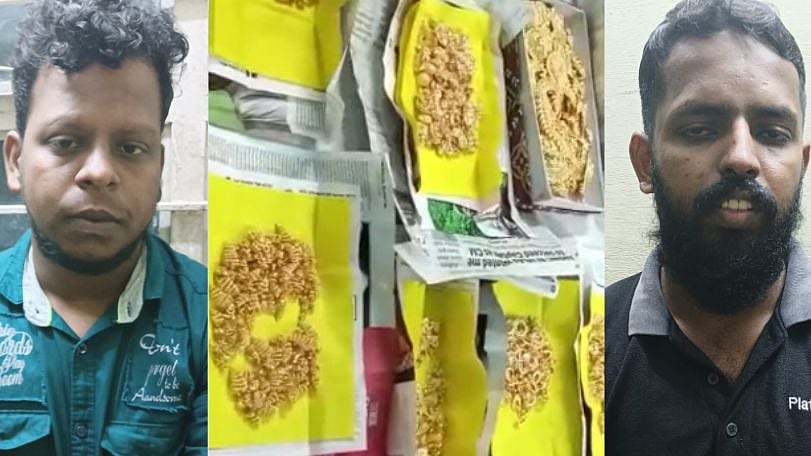 ஓடும் ரயிலில் பெப்பர் ஸ்பிரே அடித்து 5 கிலோ தங்க நகை கொள்ளை.. கேரள இளைஞர்களை தட்டி தூக்கிய  போலிஸ்!