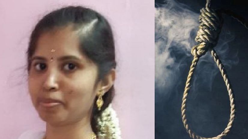 காவலரின் மனைவி தூக்கிட்டுத் தற்கொலை.. கணவன் குடும்பத்தை கூண்டோடு தூக்கிய போலிஸ் ! 