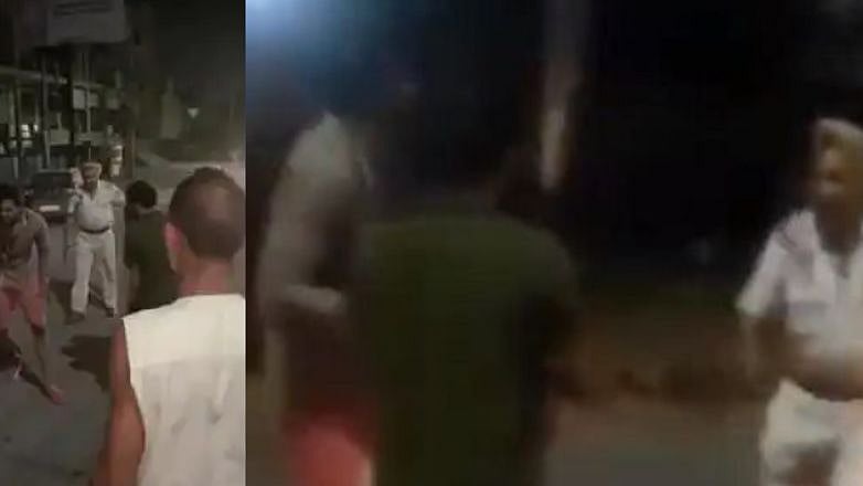 இளைஞரை துப்பாக்கியால் சுட்ட போலிஸ்.. பஞ்சாபில் நடந்த அதிர்ச்சி சம்பவத்தின் வீடியோ வைரல்!