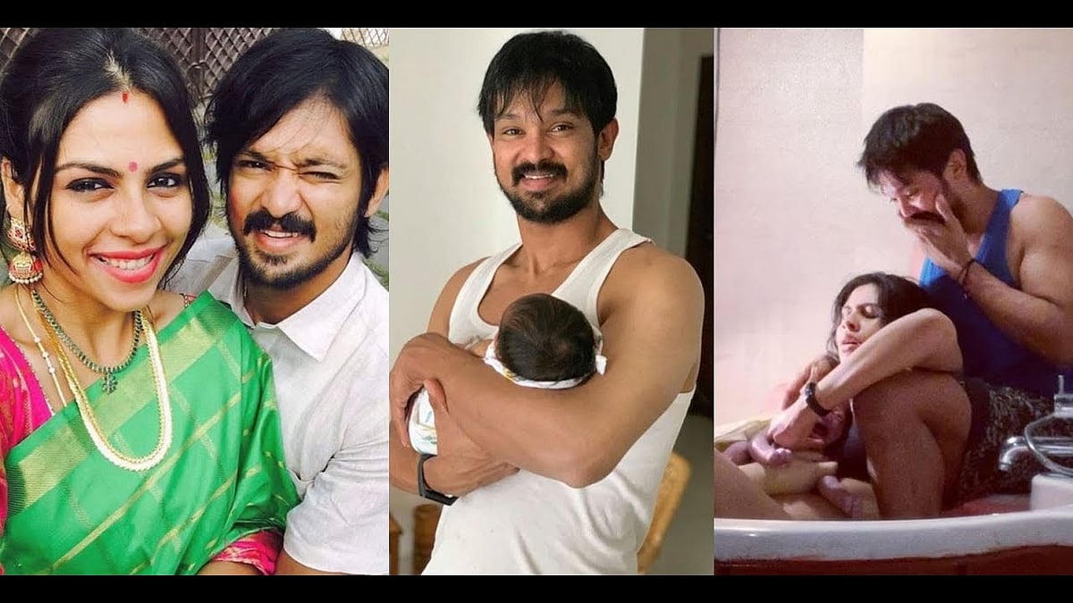 தண்ணீரில் பிறந்த குழந்தை.. நடிகர் நகுல் மனைவி வெளியிட்ட புகைப்படம்! 