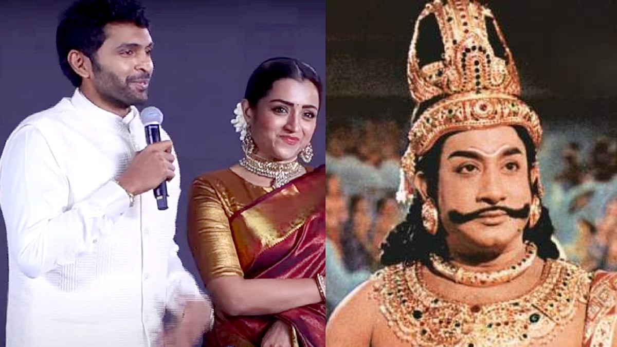 "'பொன்னியின் செல்வன்' புத்தகத்தை எடுத்தபோது என் தாத்தா திட்டிட்டாரு.." - விக்ரம் பிரபு நெகிழ்ச்சி !