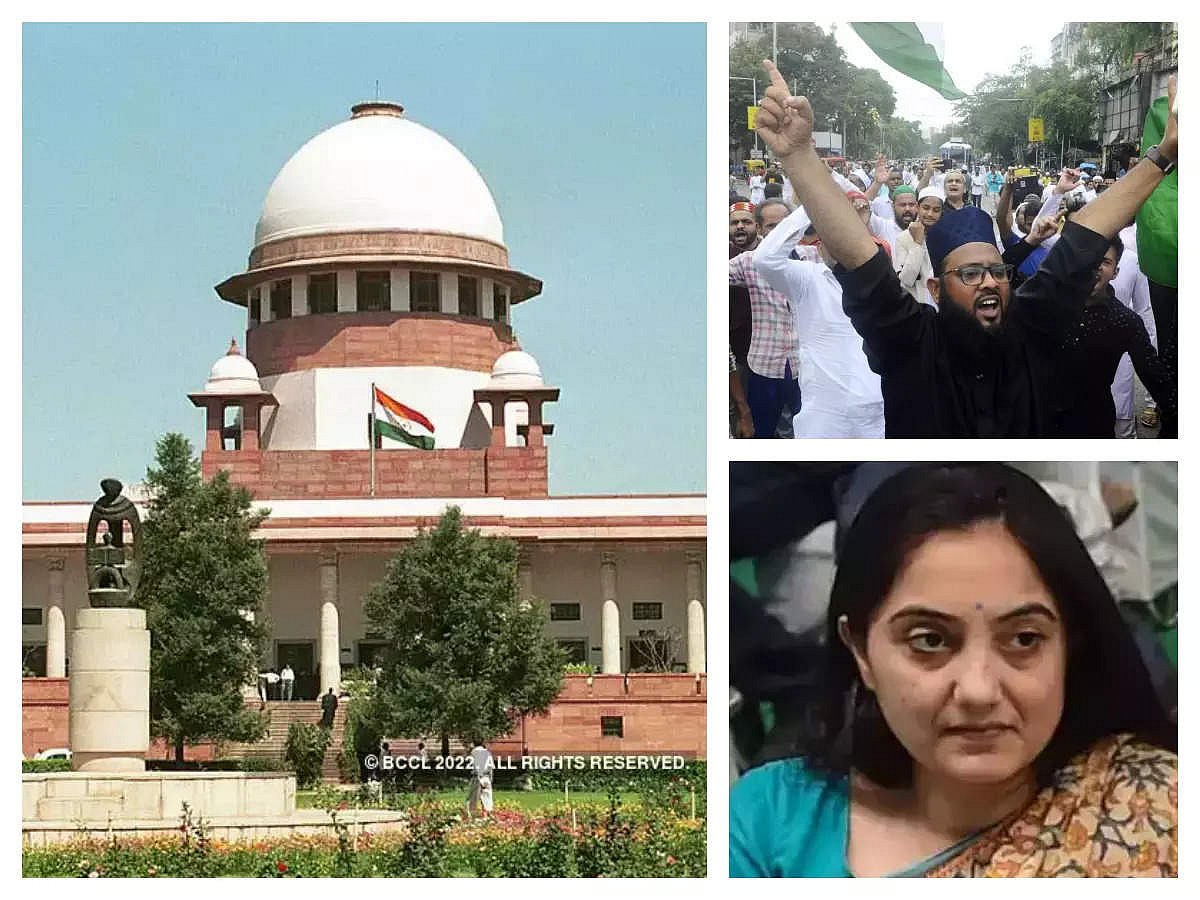 உளறல் பேச்சால் நாடு தீக்கிரையானது.. நுபுர் சர்மா மன்னிப்புக் கேட்கவேண்டும்:  உச்சநீதிமன்றம் கண்டனம் !