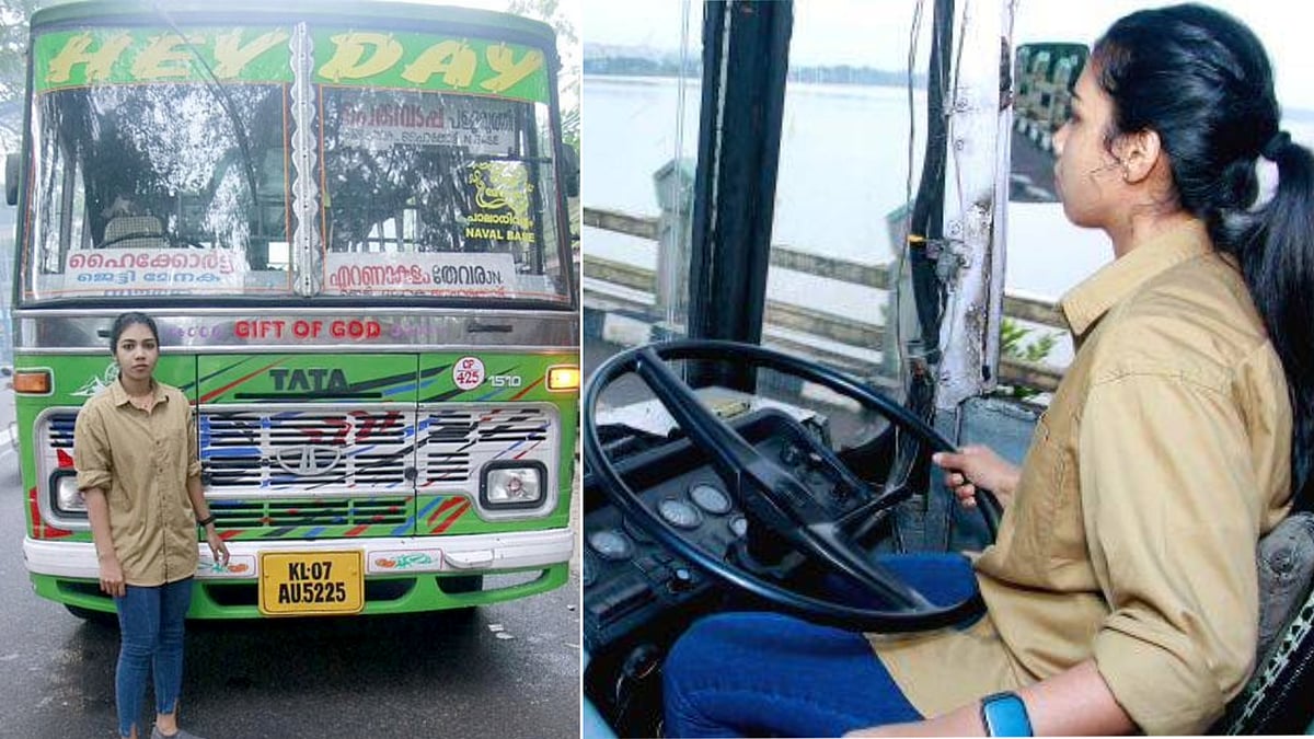 விடுமுறையில் பேருந்து ஓட்டும் 21 வயது இளம் பெண்! - காரணத்தை கேட்டு அதிர்ந்த இணையவாசிகள்!