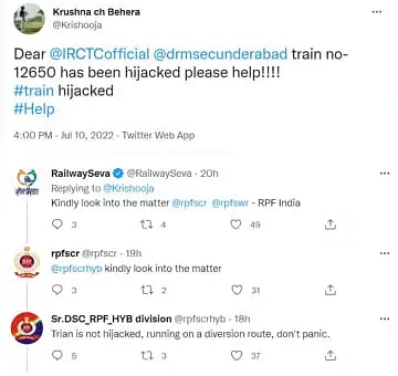 “ரயிலை யாரோ கடத்துறாங்க.. காப்பாத்துங்க..” : வழிமாறி சென்ற ரயிலால் பதறிபோன பயணிகள் - என்ன ஆனது ?