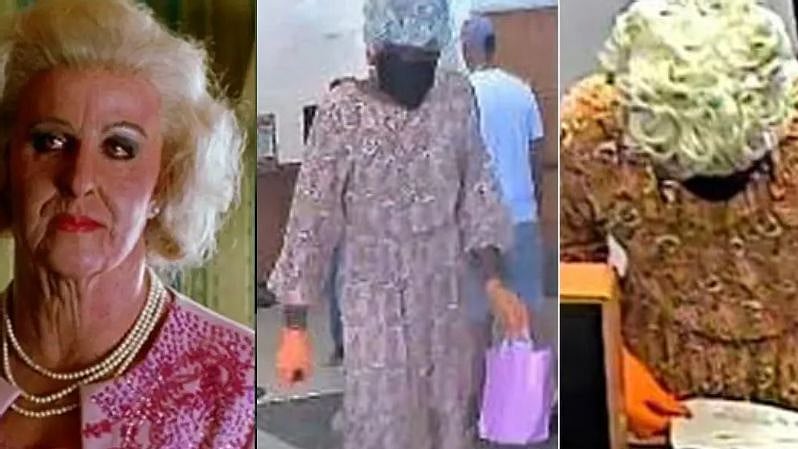 மூதாட்டி உடையில் வங்கியில் கைவரிசை காட்டிய நபர்.. தூம் 2 பட பாணியில் அமெரிக்காவில் நடந்த கொள்ளை சம்பவம்!