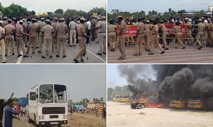 கள்ளக்குறிச்சி மாணவி மரண வழக்கு : தாளாளர் உட்பட 5 ஆசிரியர்கள் மற்றும் 128 பேர் சிறையில் அடைப்பு !