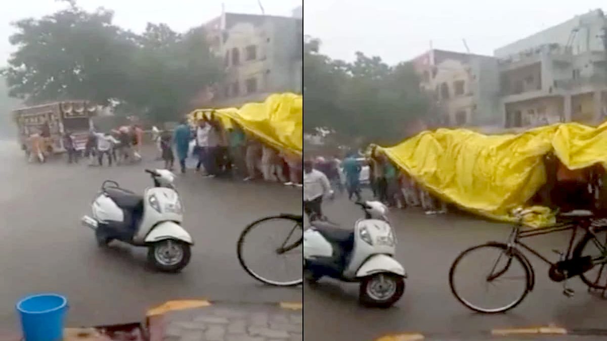 “நீங்க ஒரு Village விஞ்ஞானி பாஸ்..” - கொட்டும் மழையிலும் திருமண ஊர்வலம்.. எப்படி தெரியுமா ?