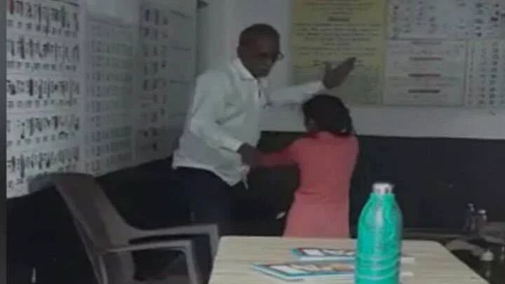 9 வயது மாணவியை கொடூரமாக தாக்கிய ஆசிரியர்.. வெளிவந்த அதிர்ச்சி வீடியோ !