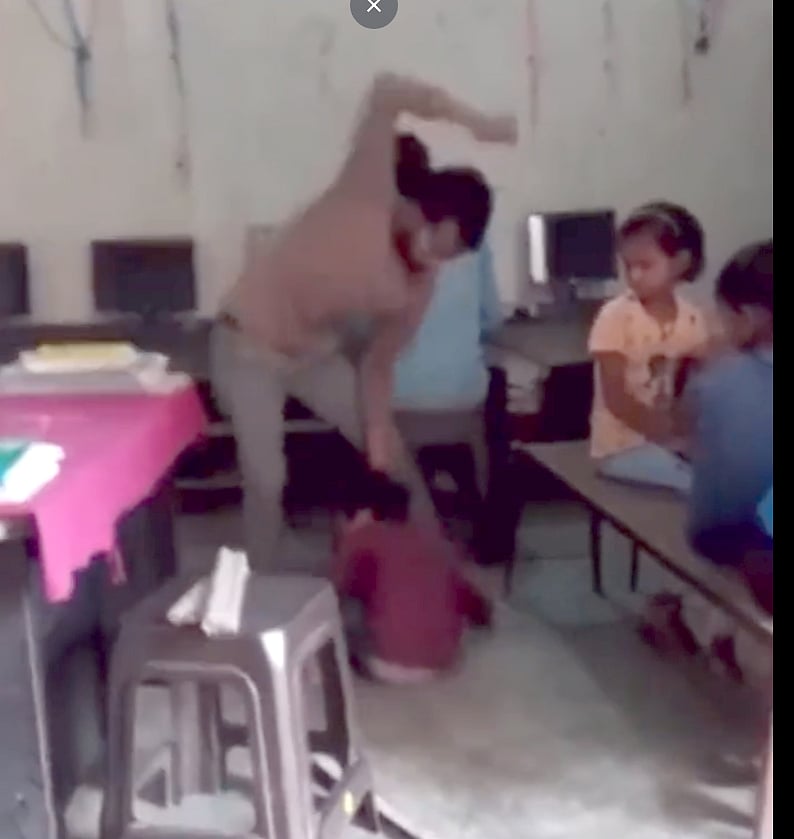 “கட்டையால் அடித்து, காலால் எட்டி உதைத்து கொடூர தாக்குதல்” : 5 வயது சிறுவனுக்கு ஆசிரியரால் நேர்ந்த அவலம்! 