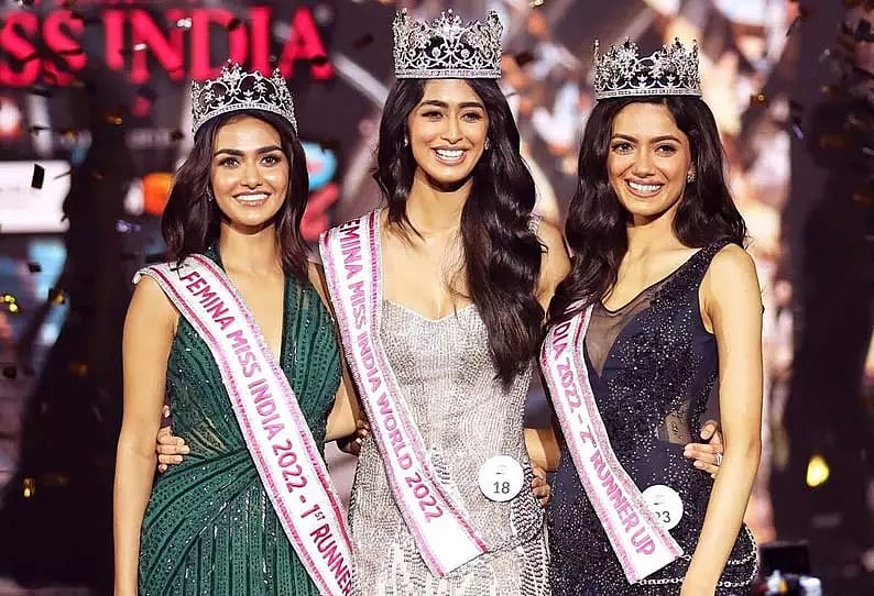 ‘MISS INDIA 2022’ பட்டம் பெற்ற 21 வயது இளம்பெண்.. யார் இந்த சினி ஷெட்டி ?